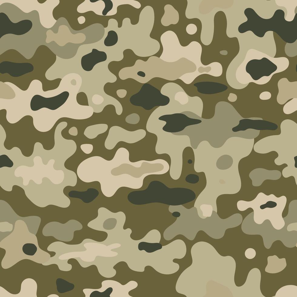 camouflage patroon achtergrond. abstract leger en jacht- maskeren ornament. vector