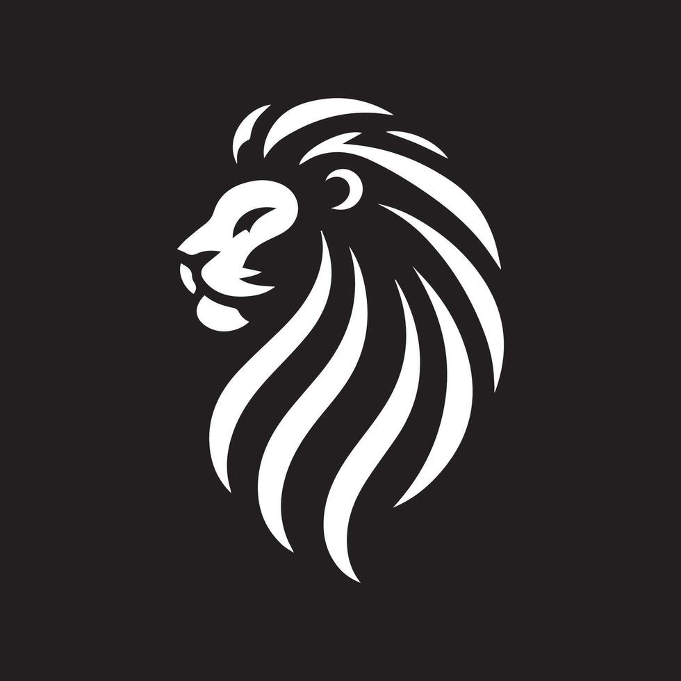 gemakkelijk ontwerp logo, modern concept leeuw logo vector
