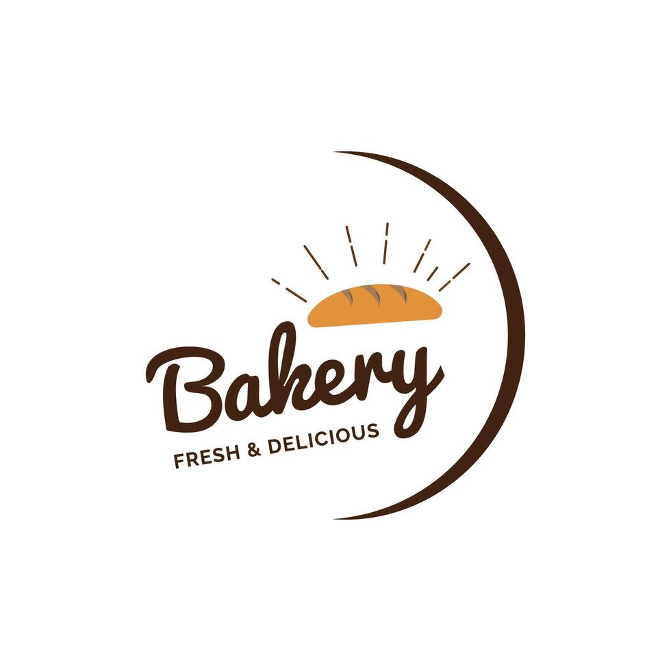 bakkerij logo ontwerpsjabloon vector