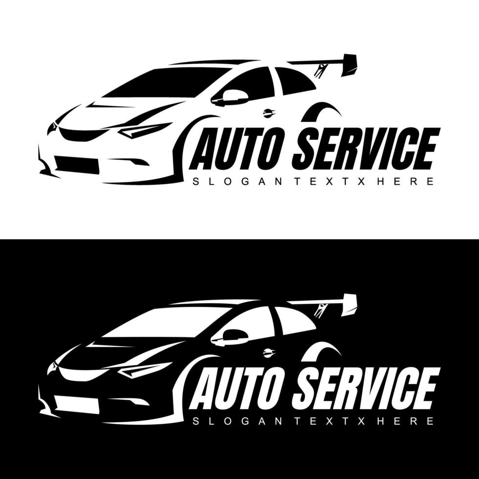 auto verhuur logo ontwerp concept vector kunst