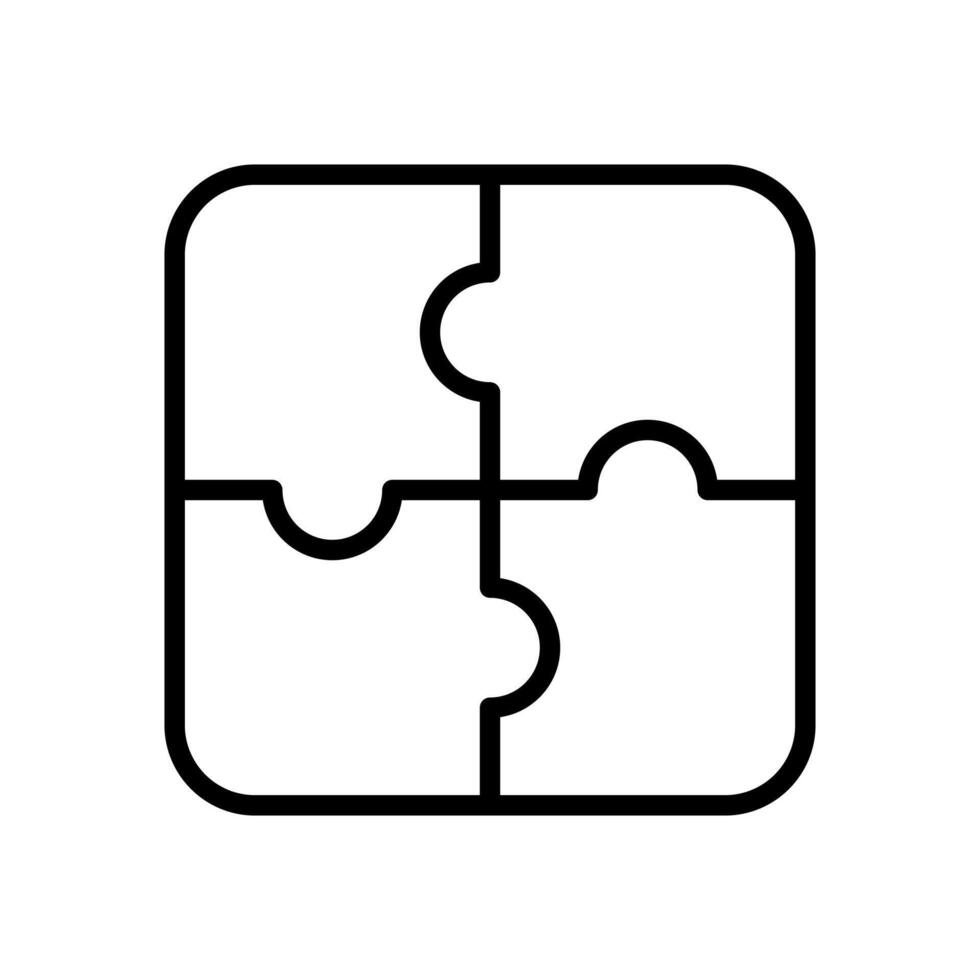 puzzel icoon symbool vector sjabloon