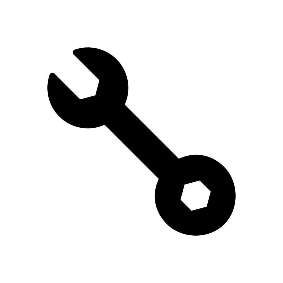 moersleutel icoon symbool vector sjabloon