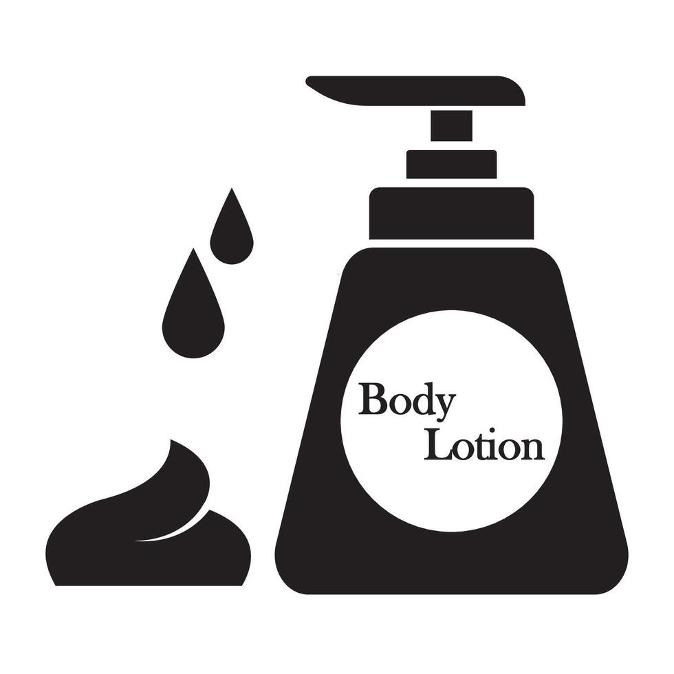 lichaam lotion icoon vector illustratie ontwerp