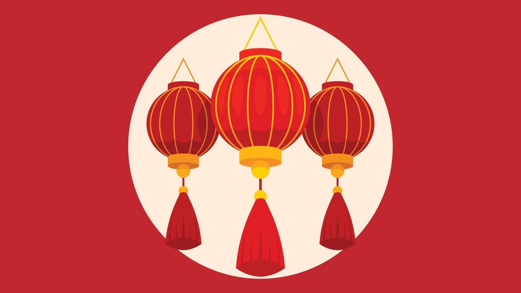 Chinese decoratie ontwerp en festival elementen vector illustratie