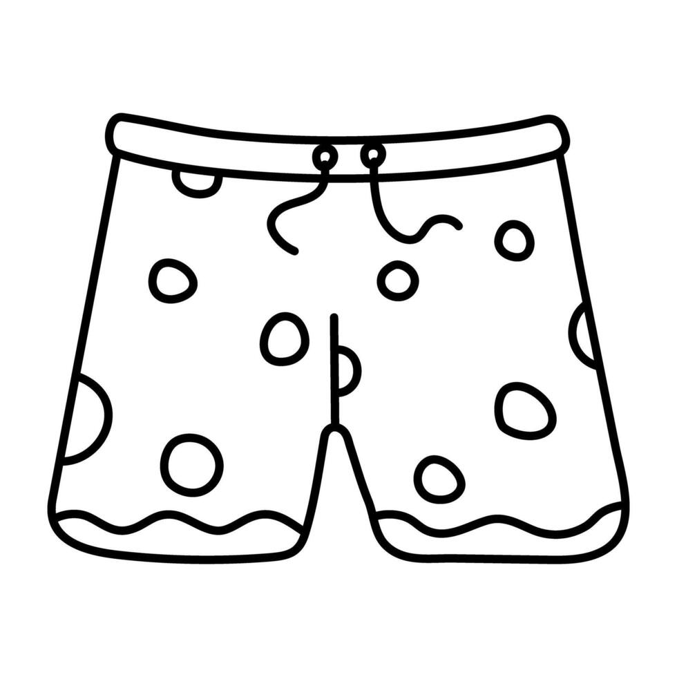 perfect ontwerp icoon van shorts vector