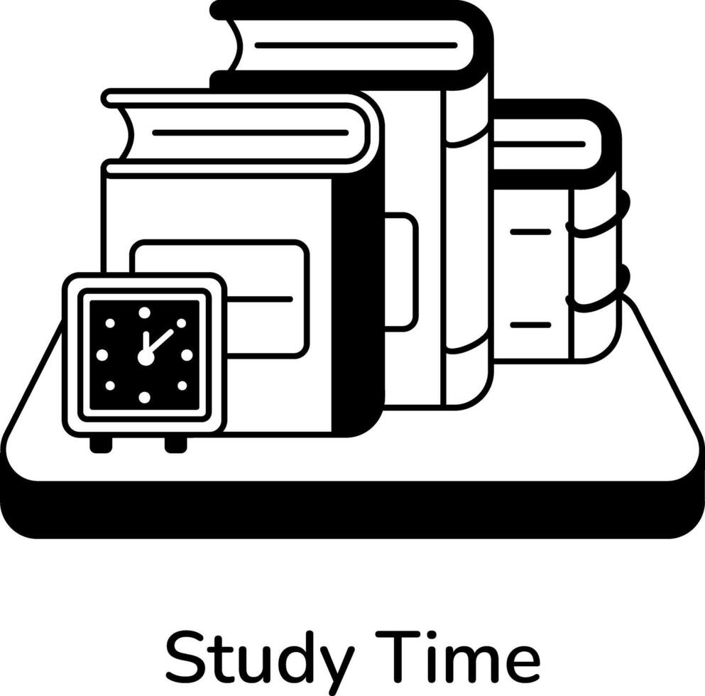 modieus studie tijd vector