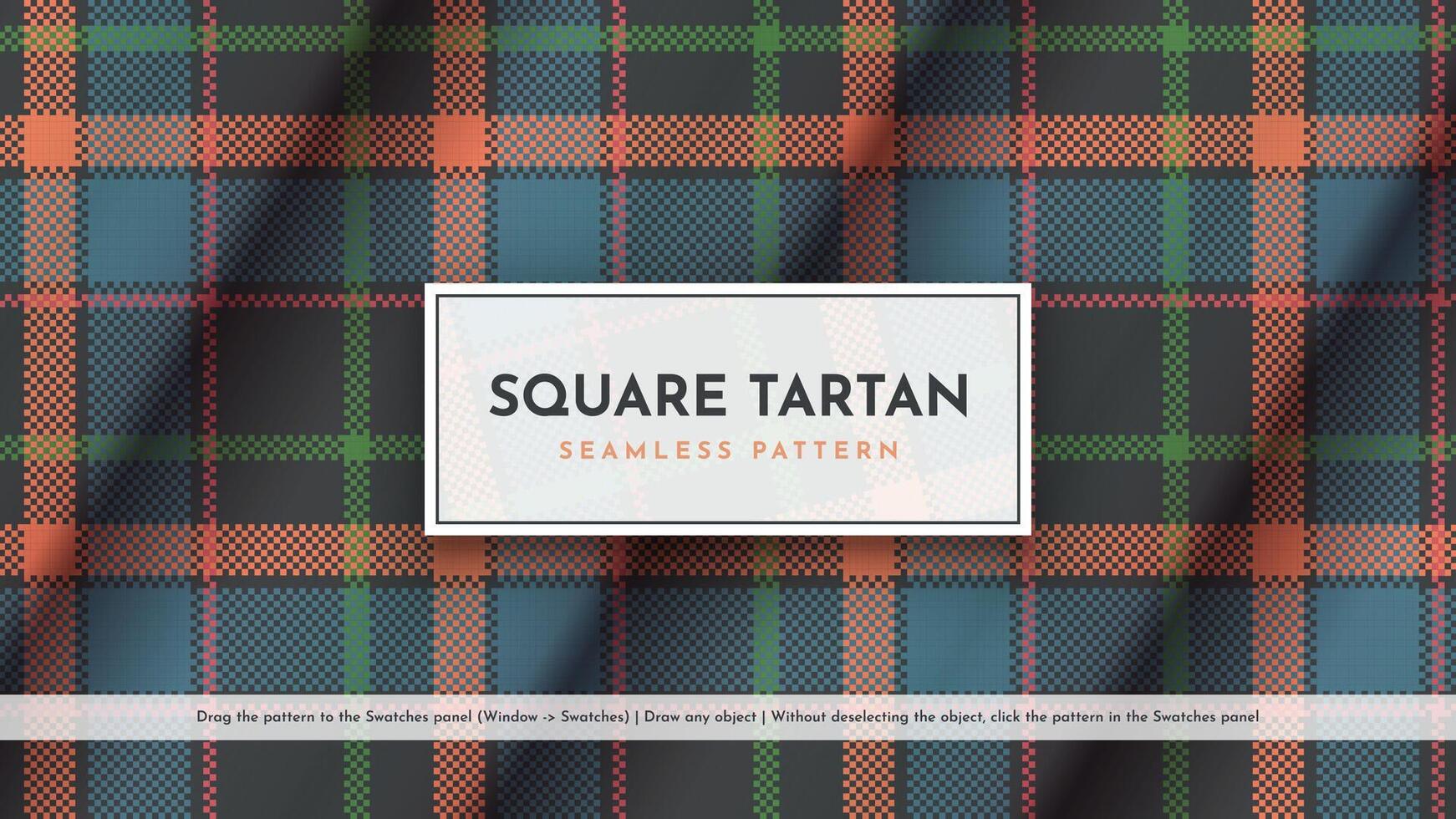 naadloos plein Schotse ruit patroon. traditioneel Schots textuur. modieus kleding stof. textiel achtergrond vector