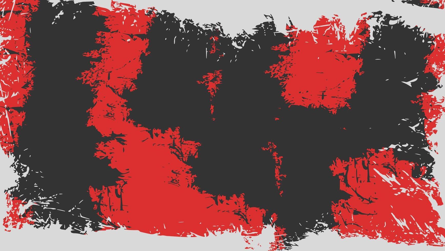 abstract zwart rood wit grunge structuur ontwerp achtergrond vector