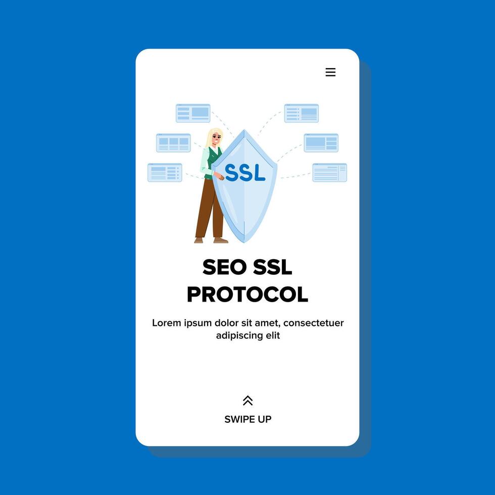 http seo ssl protocol vector
