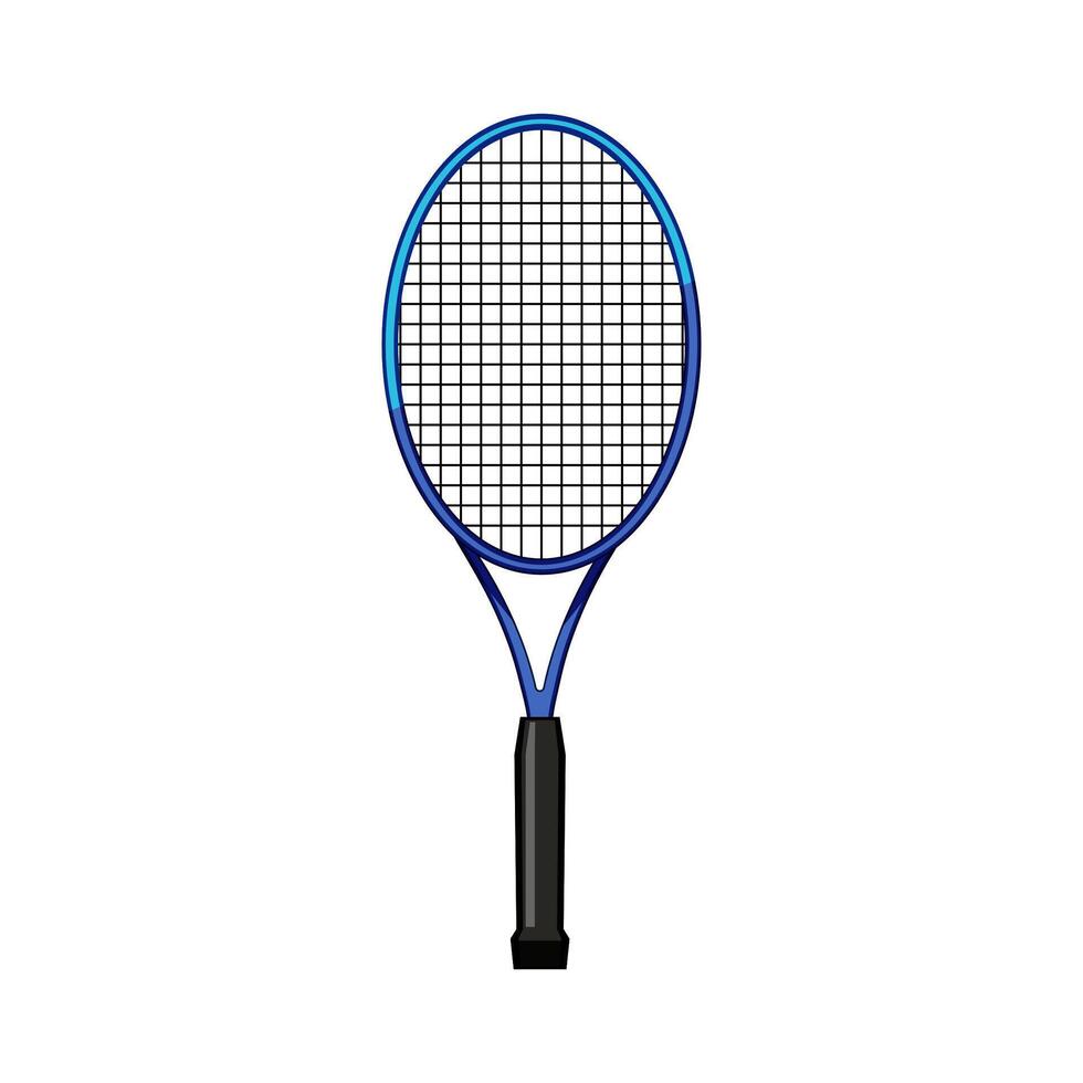 silhouet tennis racket tekenfilm vector illustratie