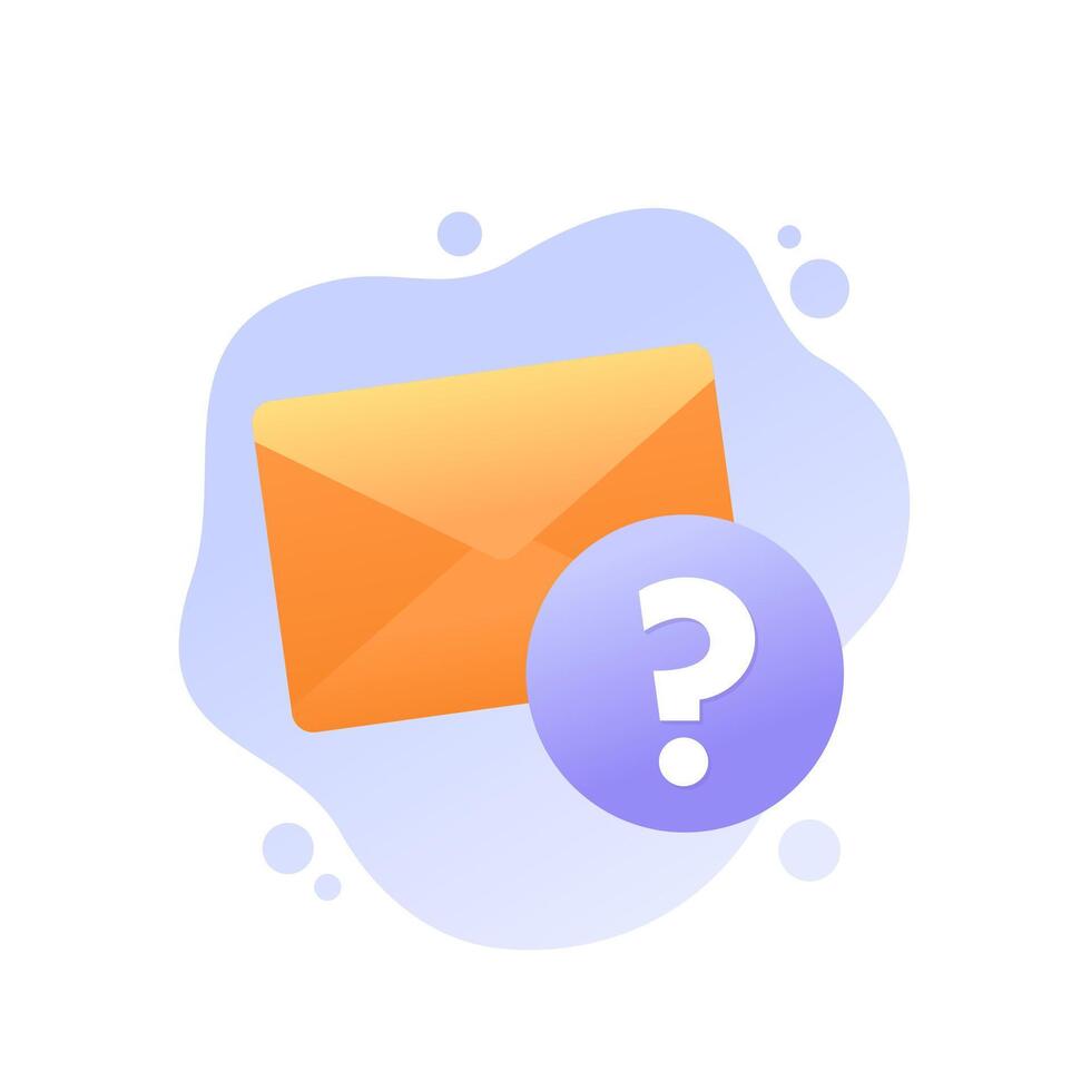 verzoek mail vector icoon voor apps en web