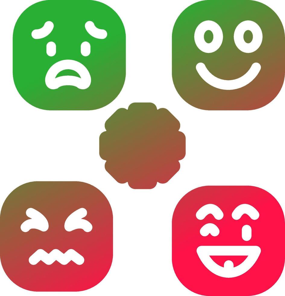 waarnemen emoties creatief icoon ontwerp vector