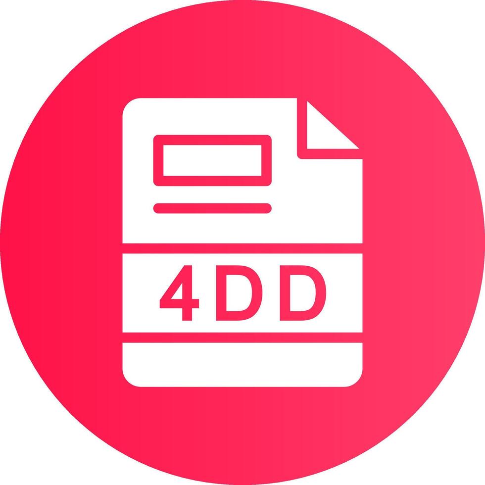 4dd creatief icoon ontwerp vector