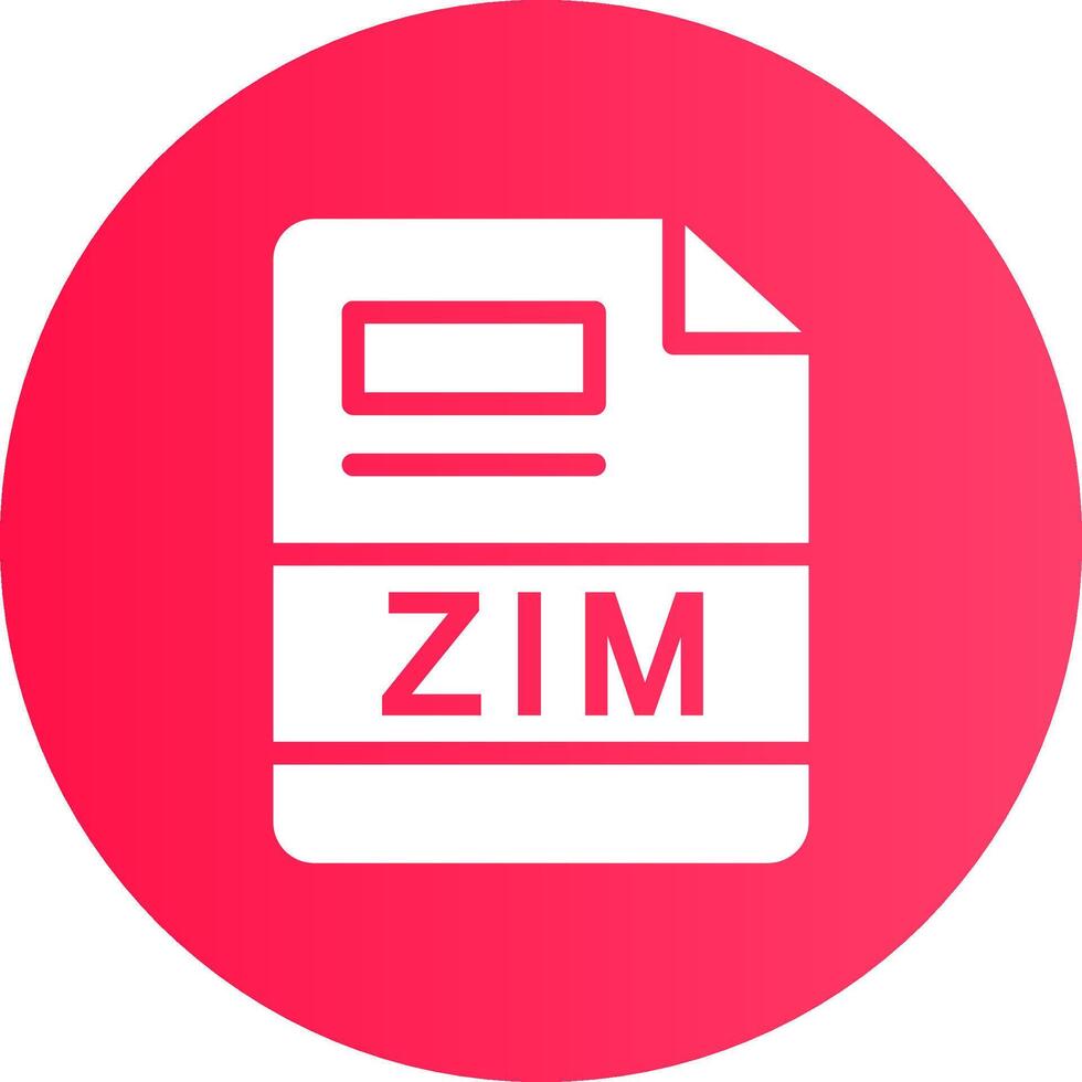 zim creatief icoon ontwerp vector