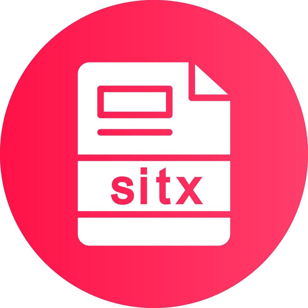 sitx creatief icoon ontwerp vector