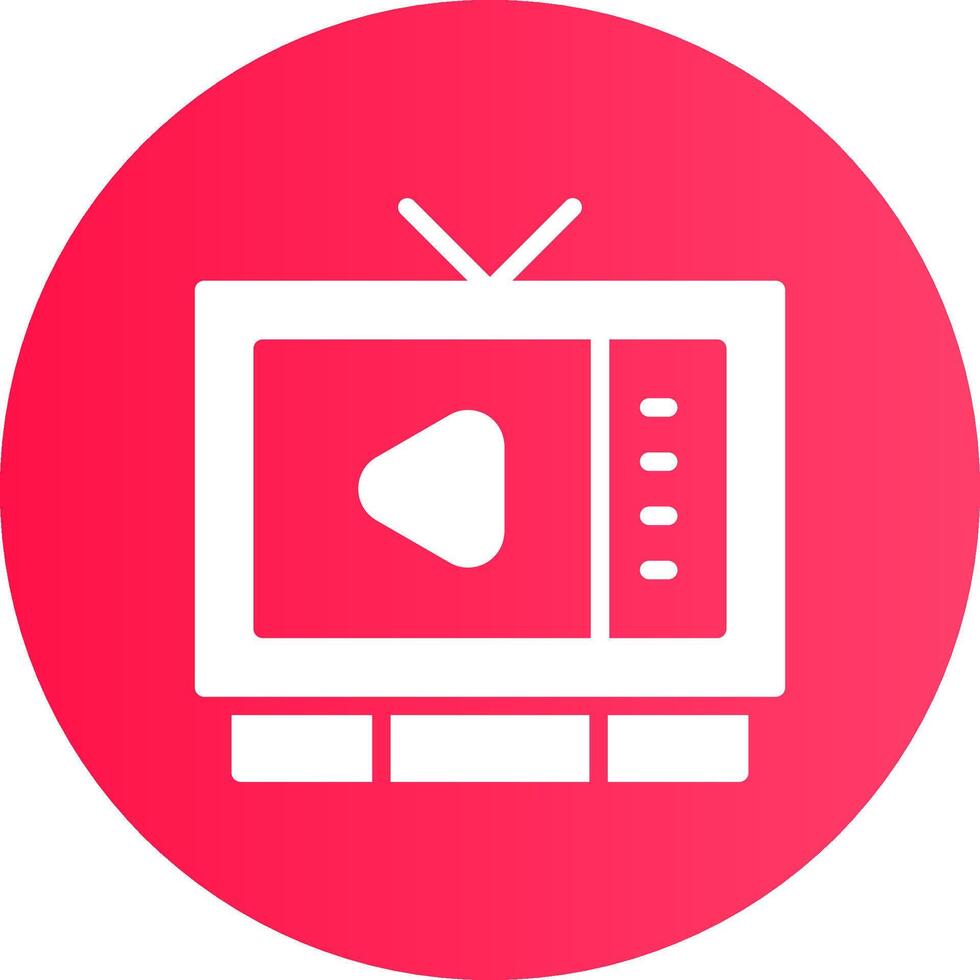 aan het kijken TV creatief icoon ontwerp vector