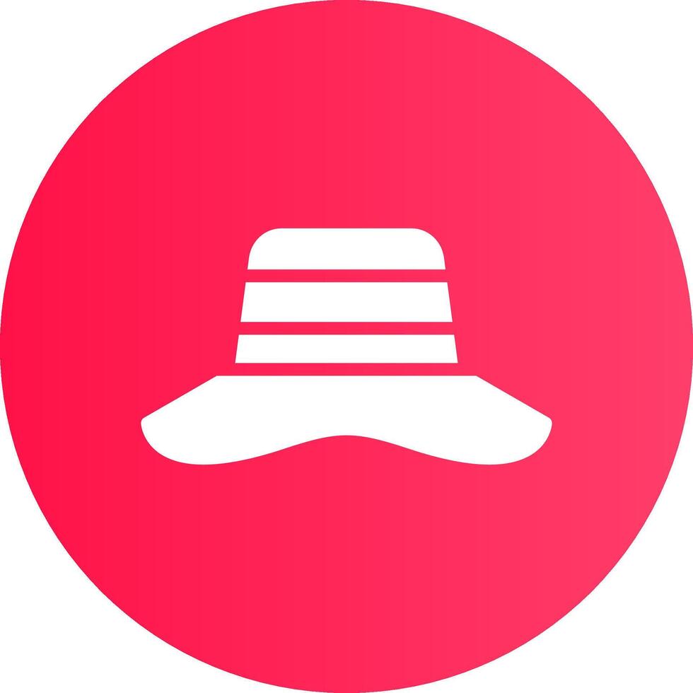zon hoed creatief icoon ontwerp vector