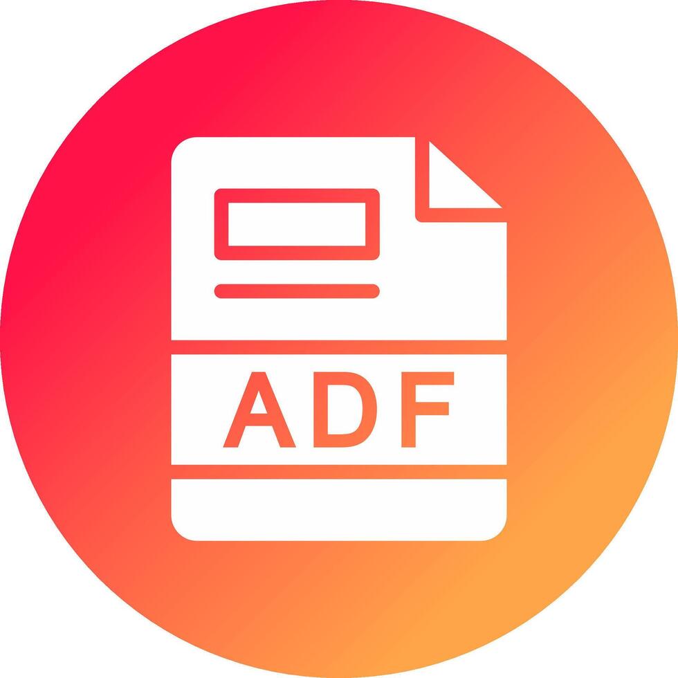 adf creatief icoon ontwerp vector