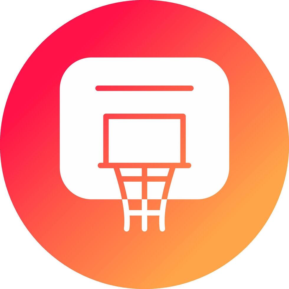 basketbal creatief icoon ontwerp vector