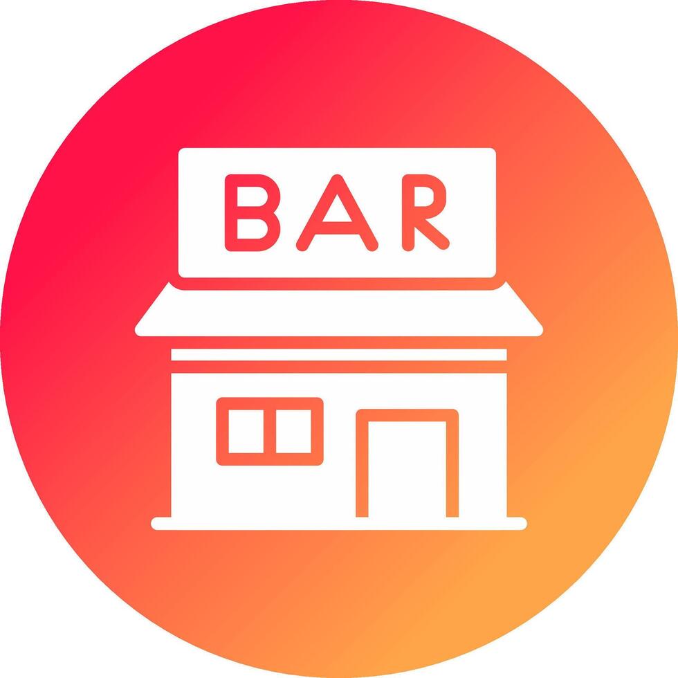 bar creatief icoon ontwerp vector