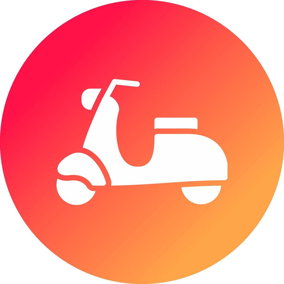 scooter creatief icoon ontwerp vector