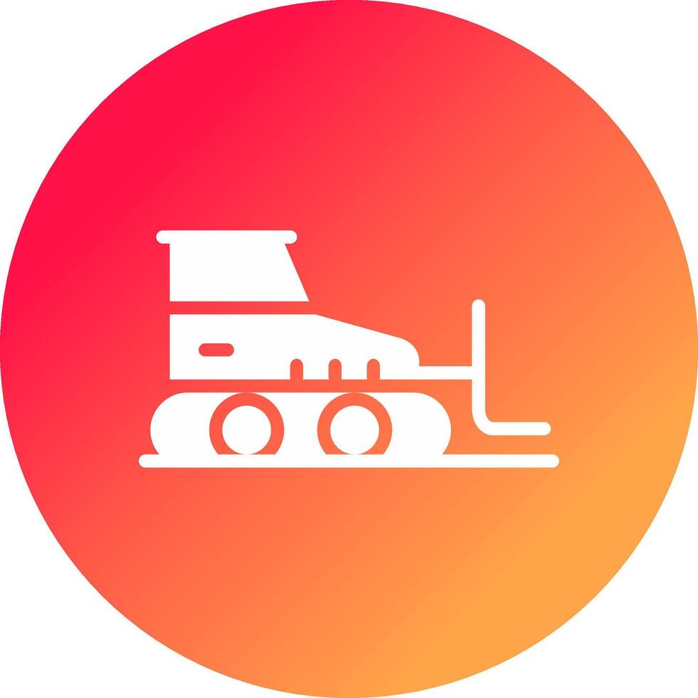 bulldozer creatief icoon ontwerp vector