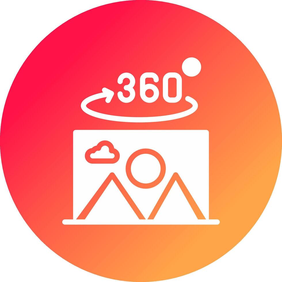 360 mate foto creatief icoon ontwerp vector