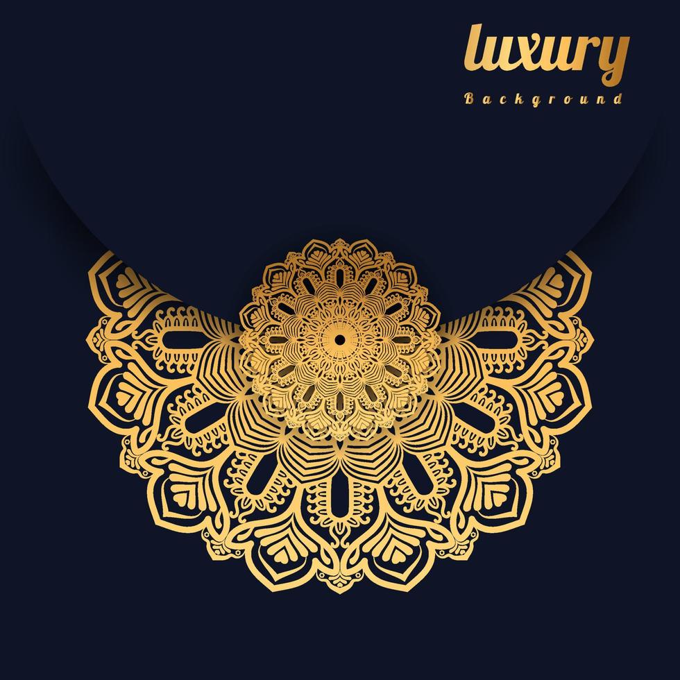 creatieve luxe mandala achtergrond met gouden arabesque patroon gouden arabesque arabas stijl voor islamitische ramadan stijl decoratieve mandala. sier bloemsierkunst ontwerp, cover vector