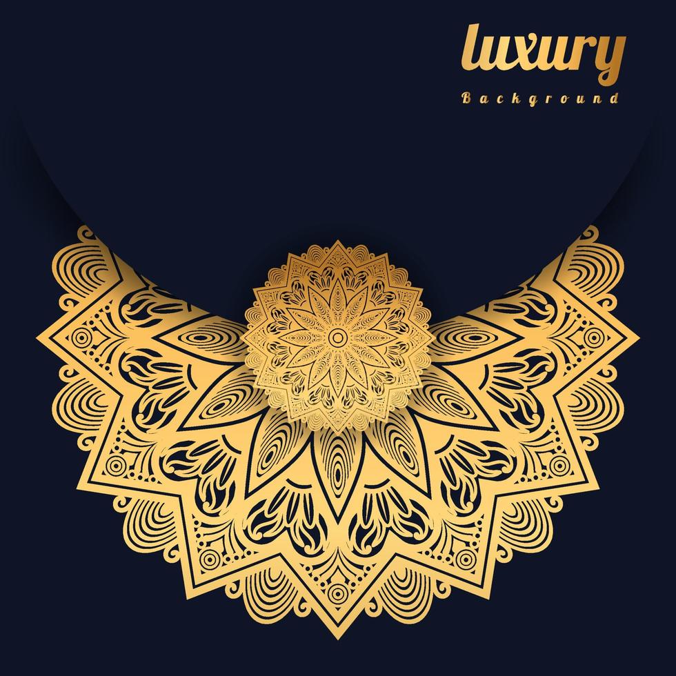 creatieve luxe mandala achtergrond met gouden arabesque patroon gouden arabesque arabas stijl voor islamitische ramadan stijl decoratieve mandala. sier bloemsierkunst ontwerp, cover vector