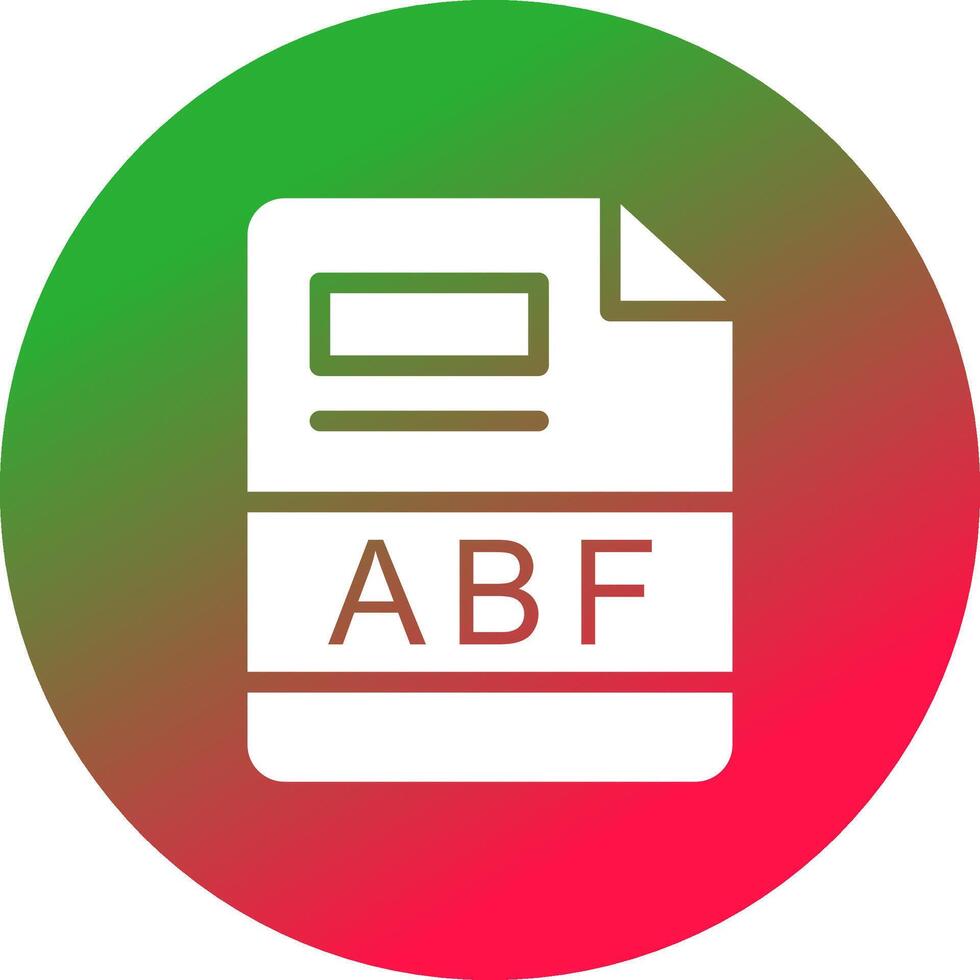 abf creatief icoon ontwerp vector