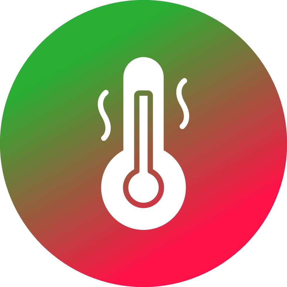 heet temperatuur creatief icoon ontwerp vector