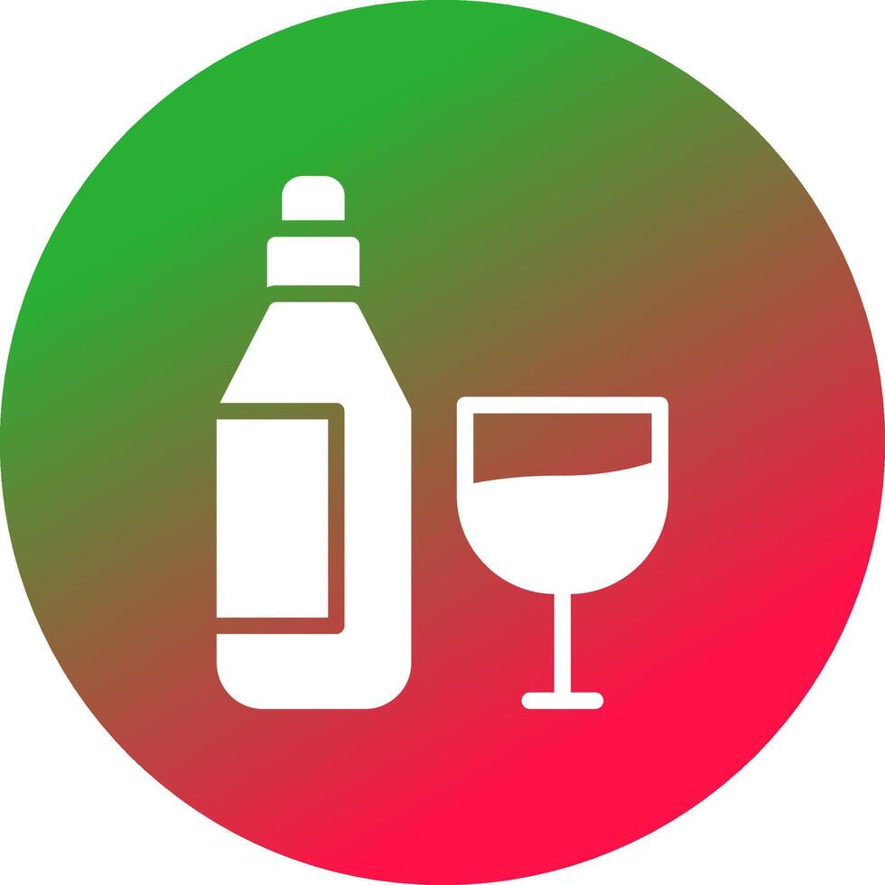 wijn creatief icoon ontwerp vector