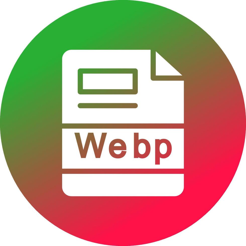 webp creatief icoon ontwerp vector