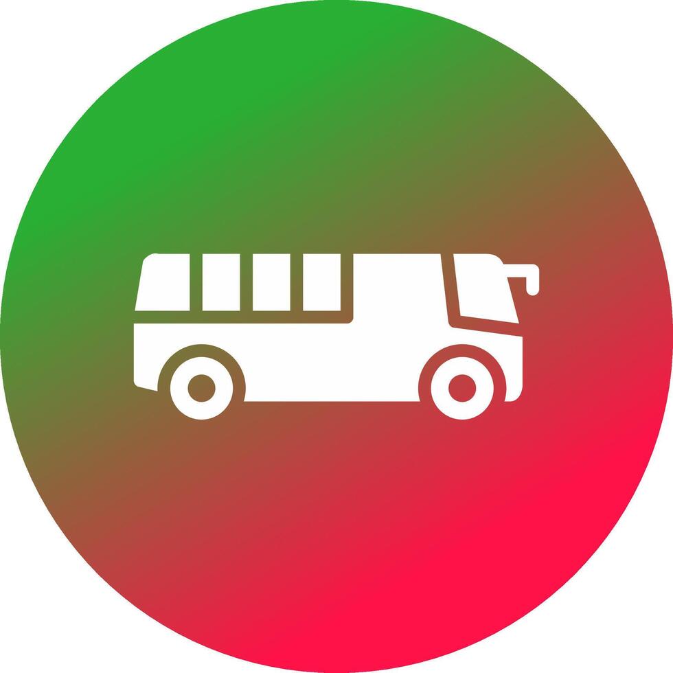 bus creatief icoon ontwerp vector