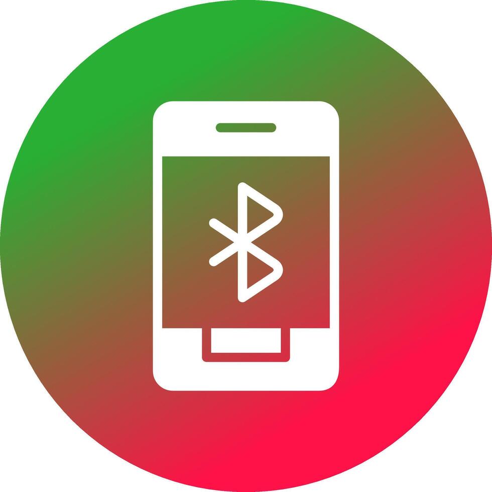 Bluetooth creatief icoon ontwerp vector