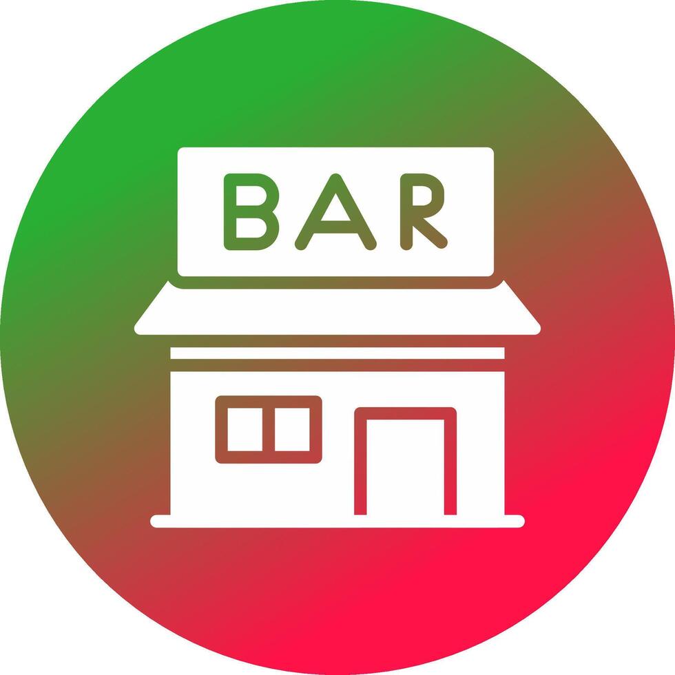 bar creatief icoon ontwerp vector