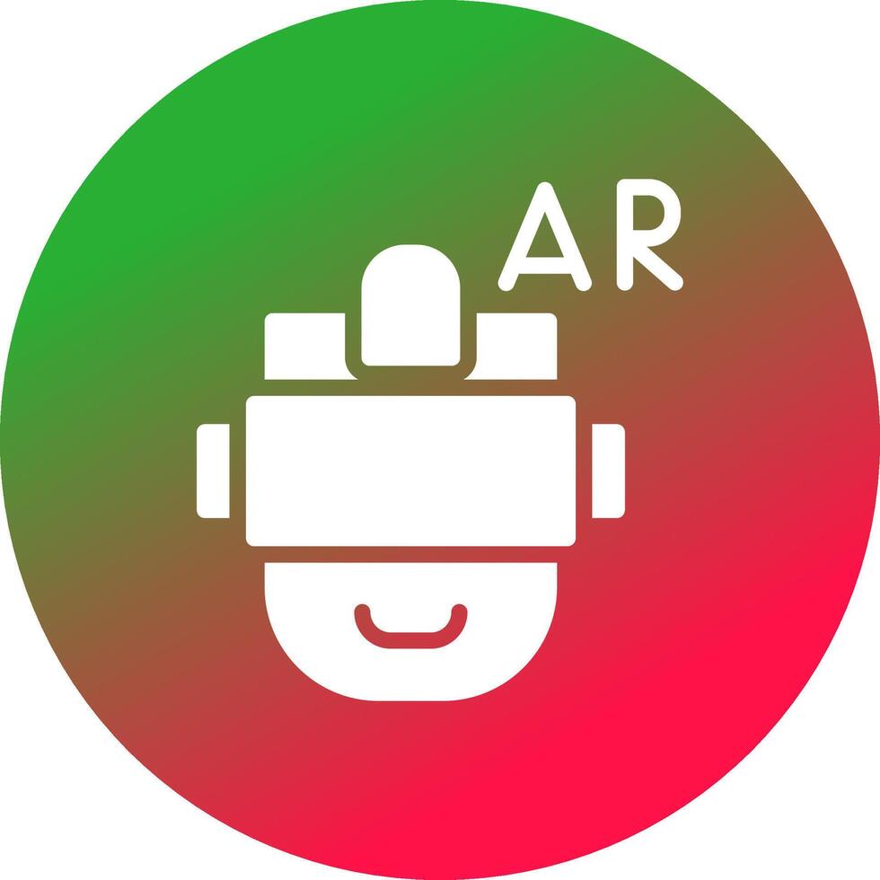 ar helm creatief icoon ontwerp vector