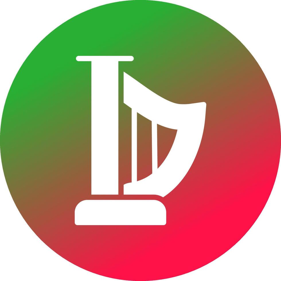 harp creatief icoon ontwerp vector