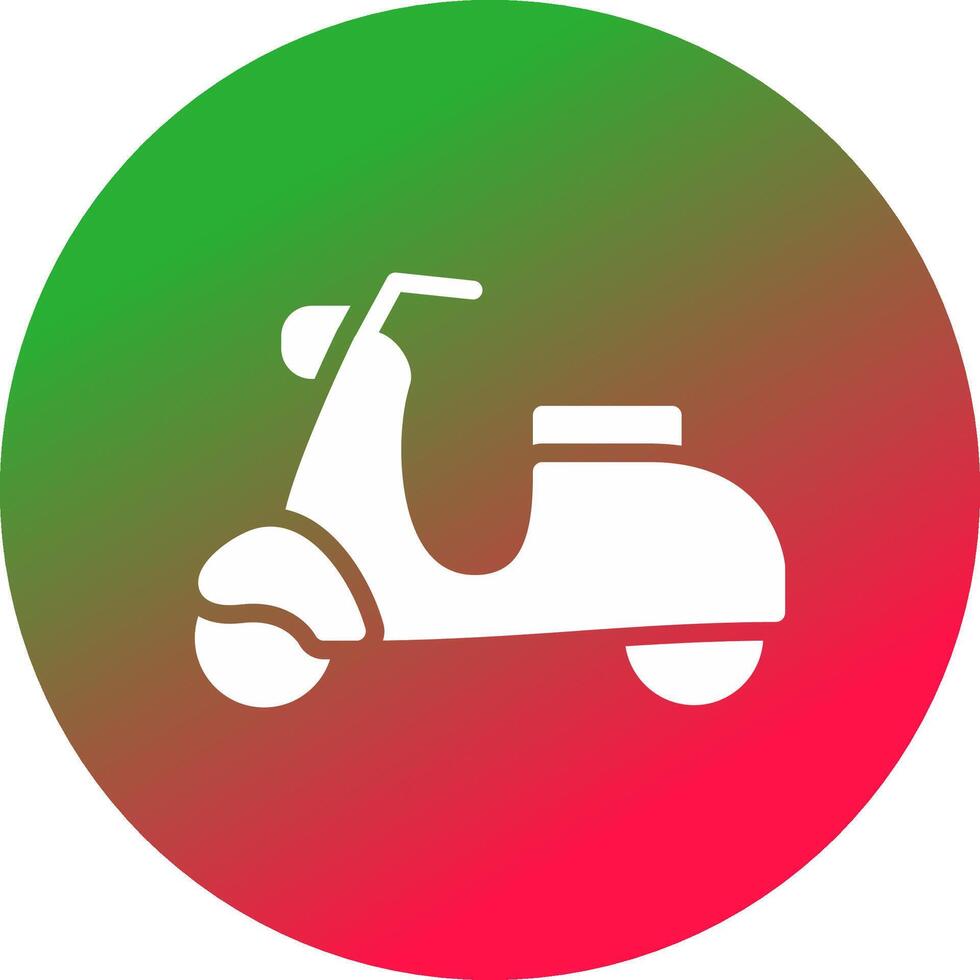 scooter creatief icoon ontwerp vector