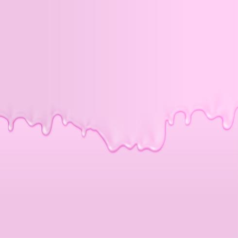 Realistische roze verfachtergrond met een vorm van een gezicht, vectorillustratie vector