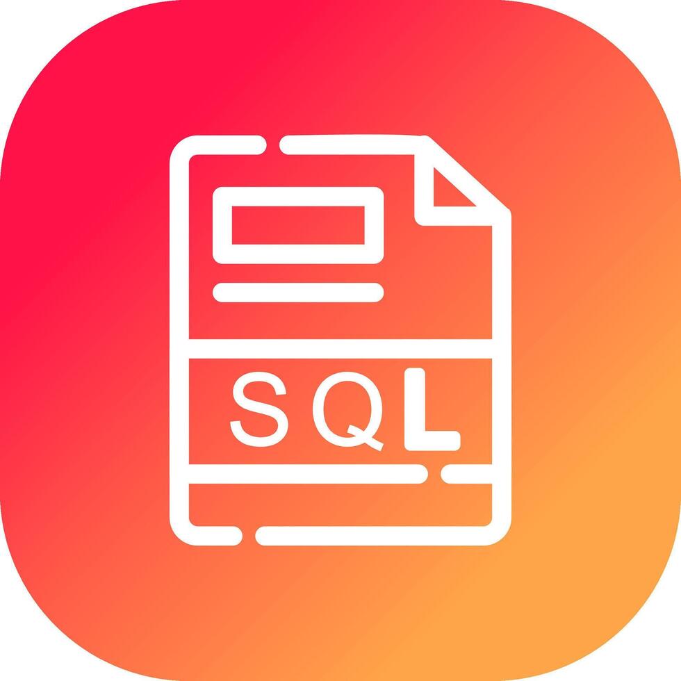 sql creatief icoon ontwerp vector