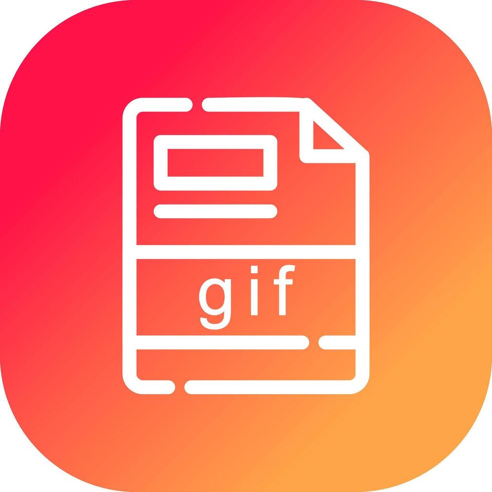 gif creatief icoon ontwerp vector