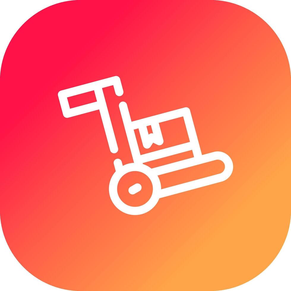 trolley creatief icoon ontwerp vector