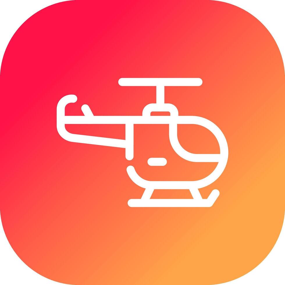 helikopter creatief icoon ontwerp vector