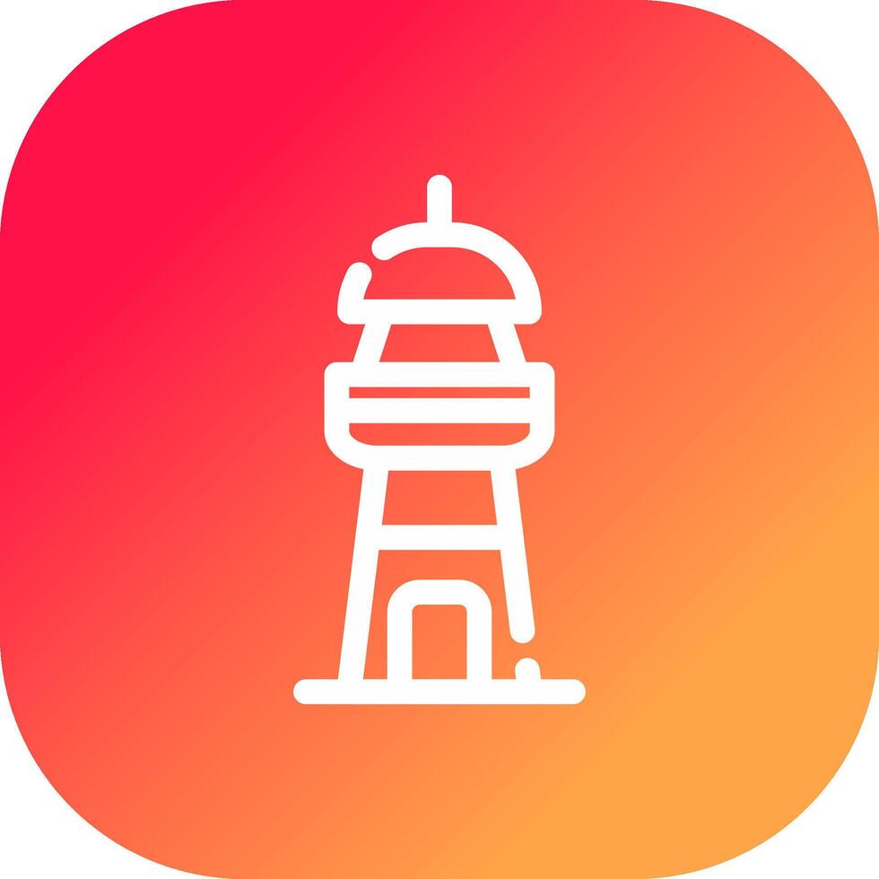 vuurtoren creatief icoon ontwerp vector