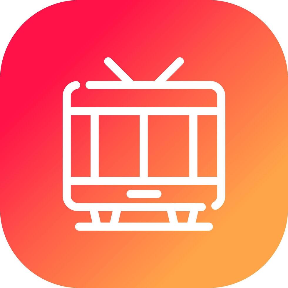 TV creatief icoon ontwerp vector