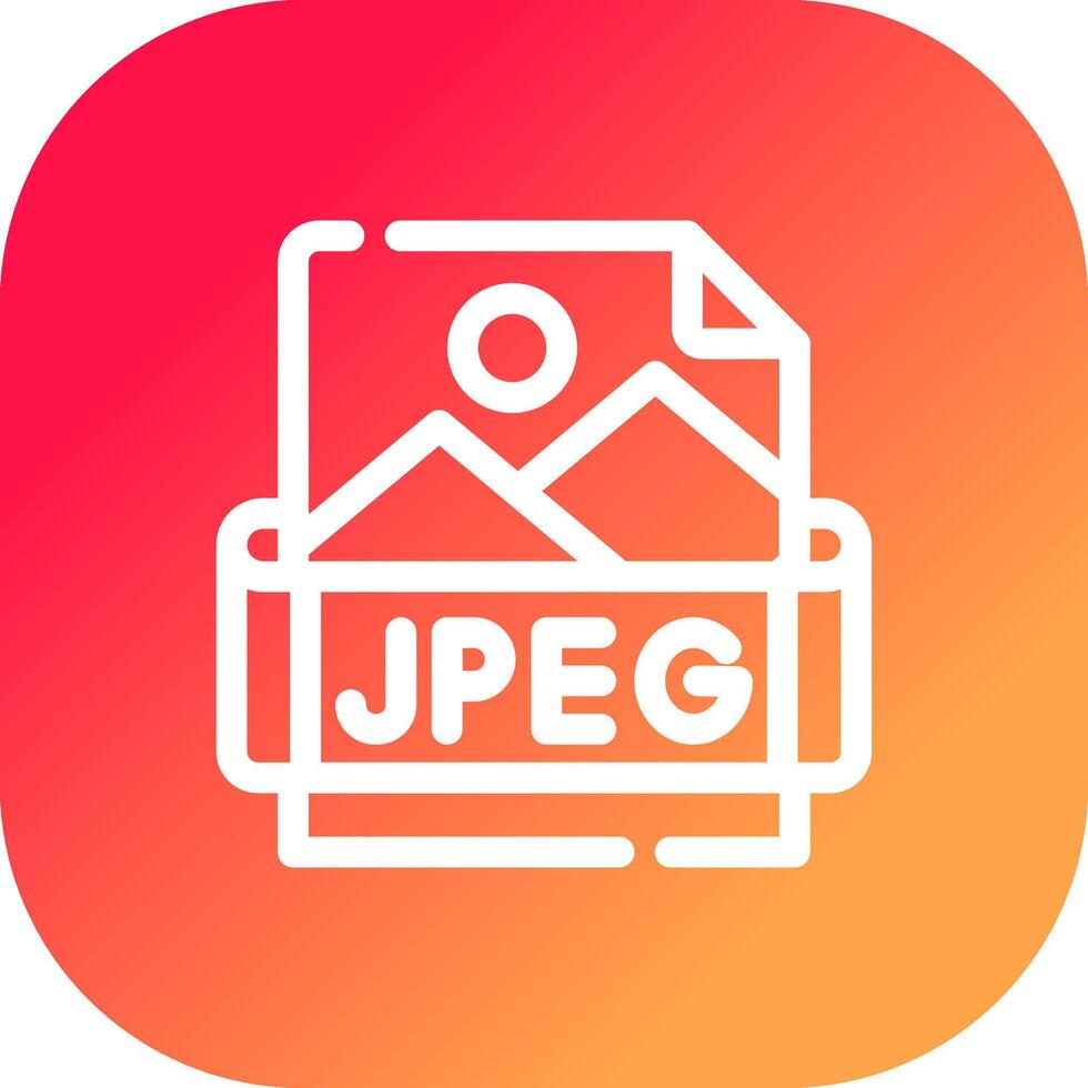 jpeg creatief icoon ontwerp vector