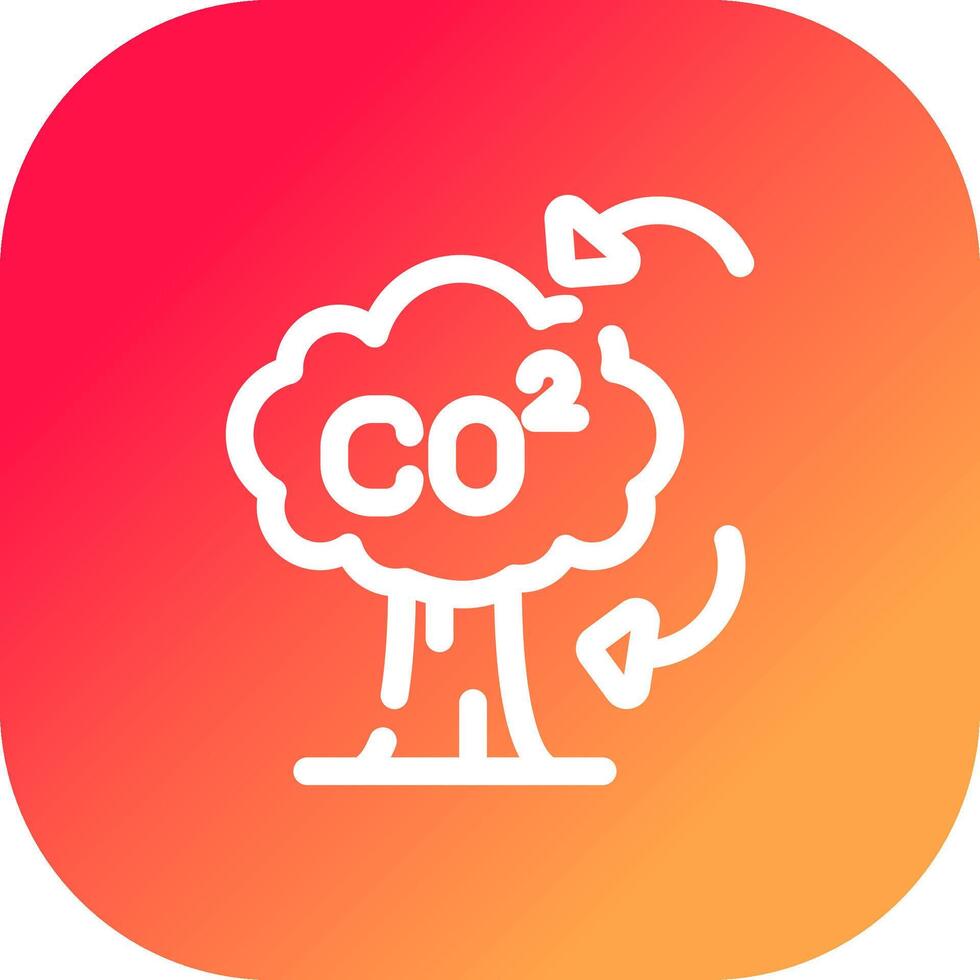 co2 creatief icoon ontwerp vector