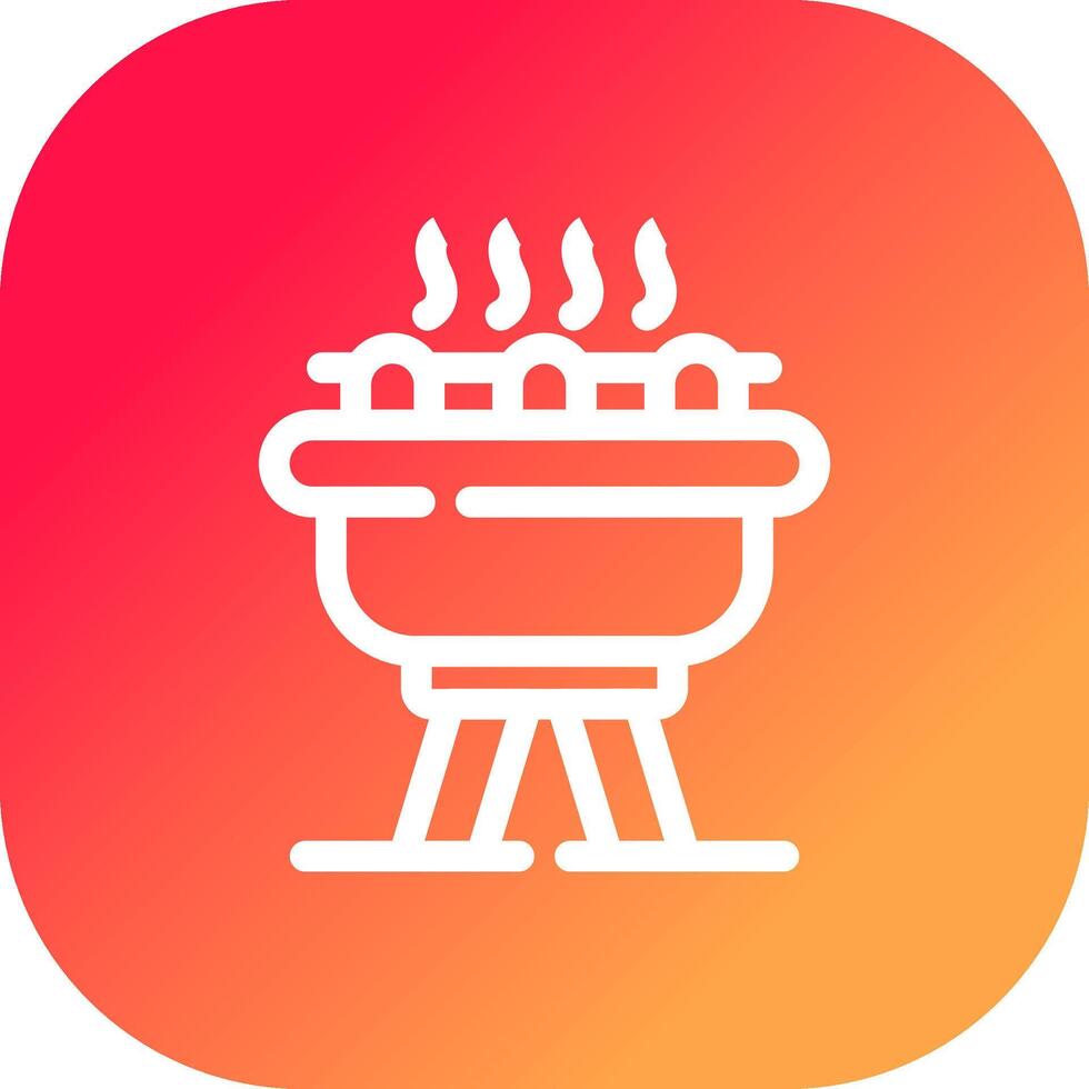 barbecue creatief icoon ontwerp vector