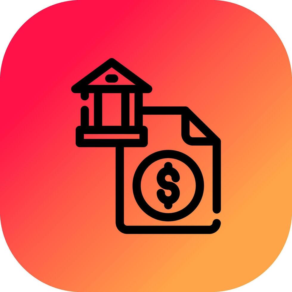 bank account creatief icoon ontwerp vector